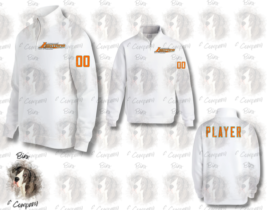 1/4 Zip Sweatshirt • Design 1