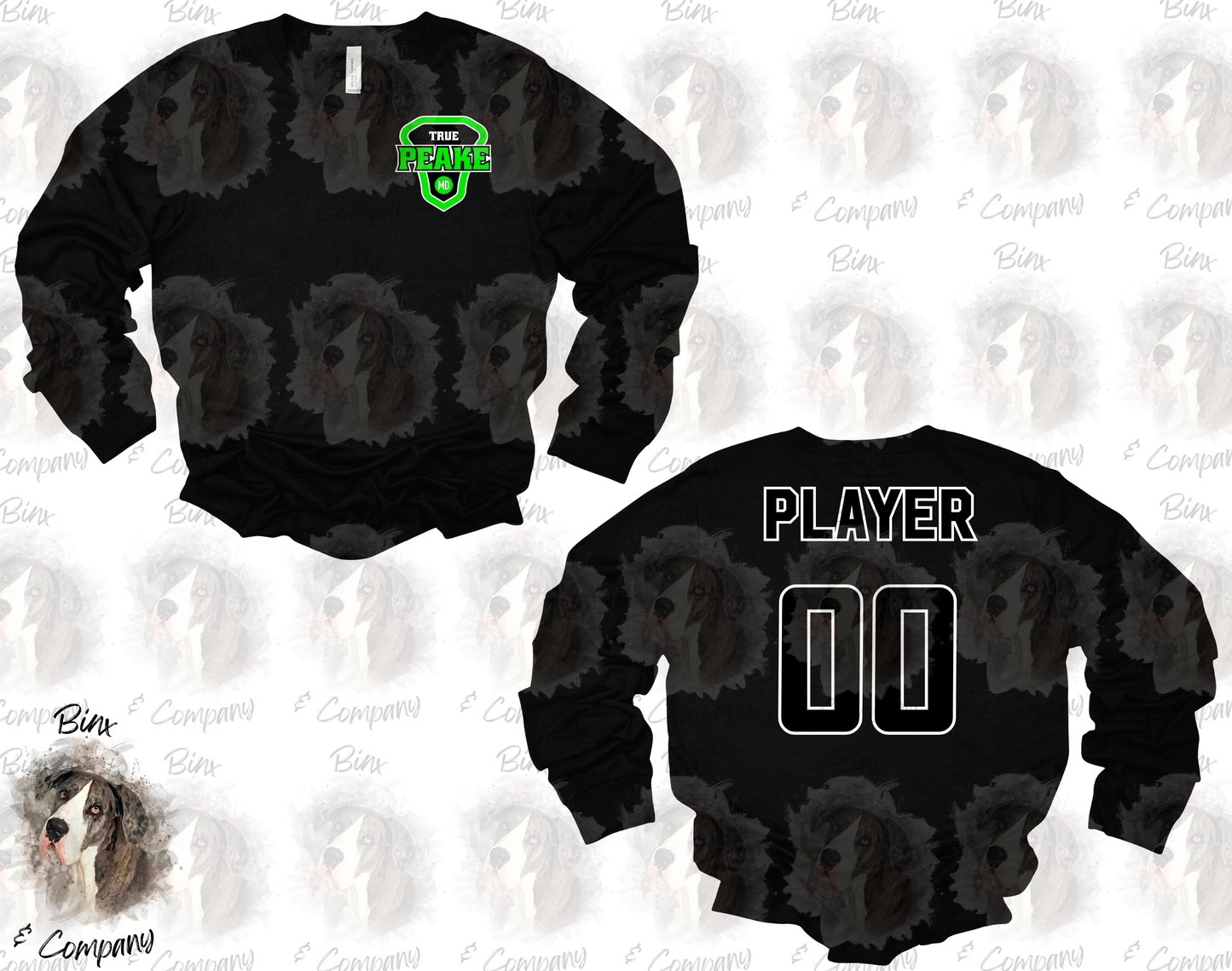 Long Sleeve Shirt • Design 2 Pocket Logo