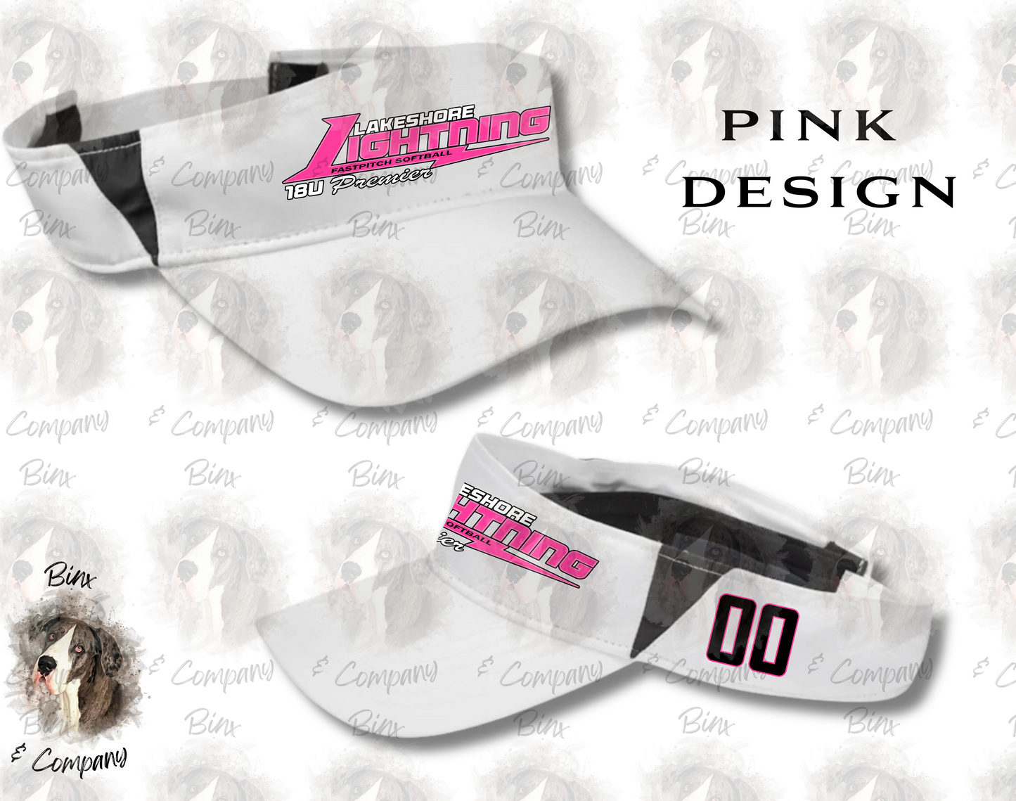 Visor Pink Design