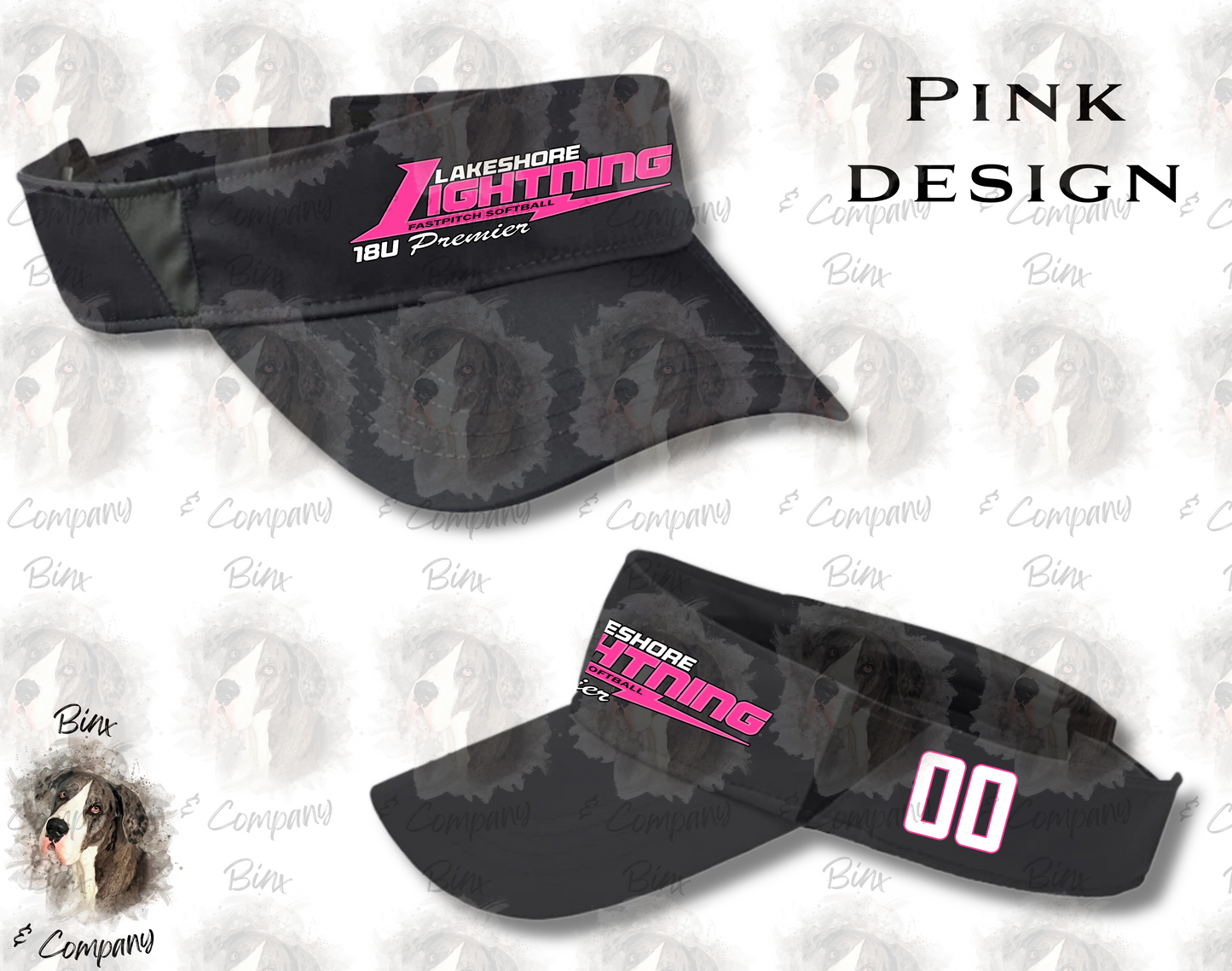 Visor Pink Design