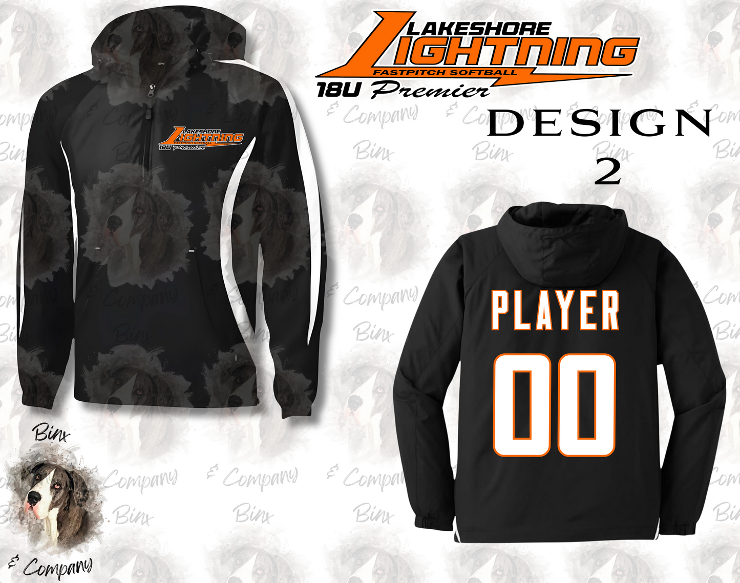 1/2 Zip Hooded Jacket