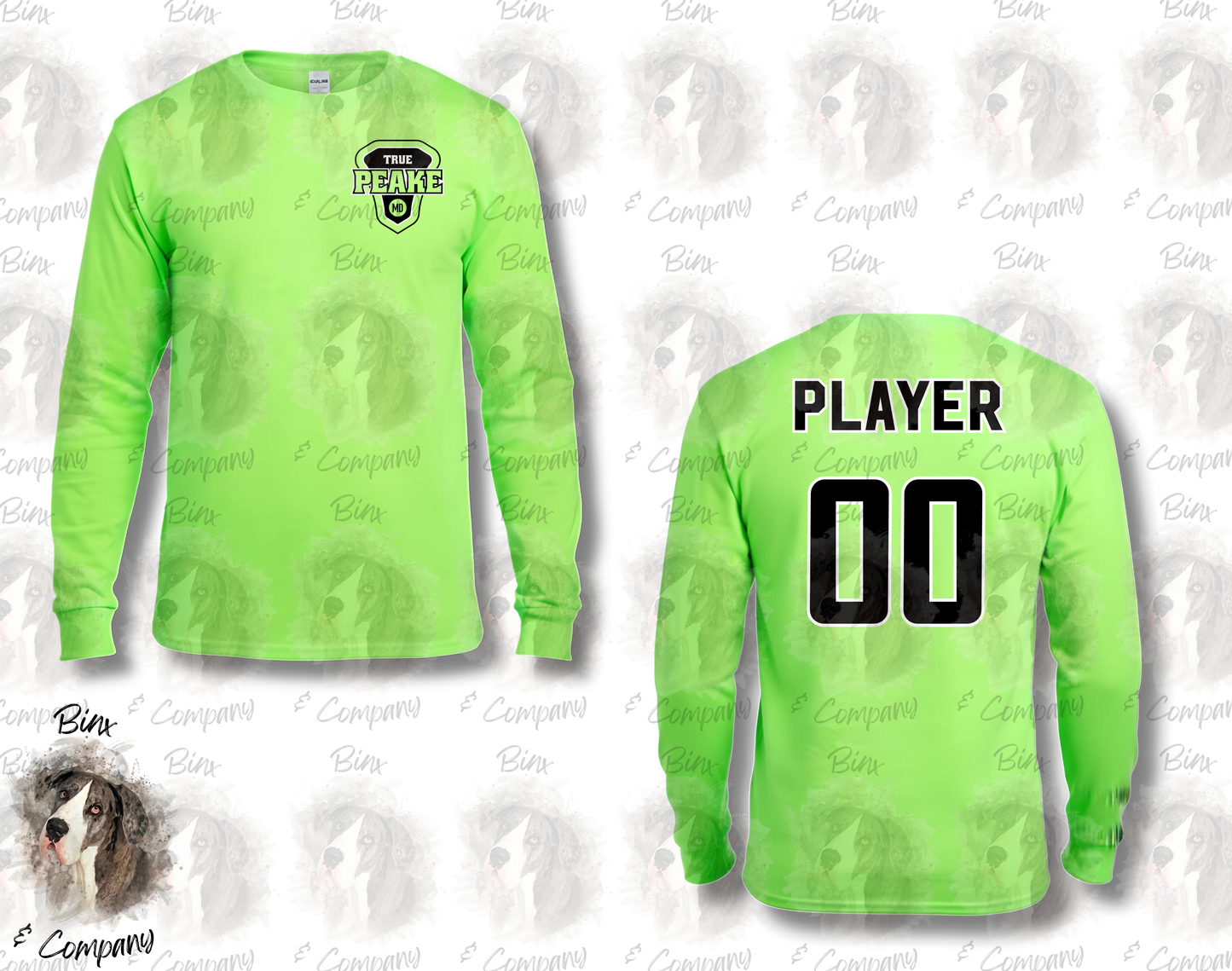 Long Sleeve Shirt • Design 2 Pocket Logo