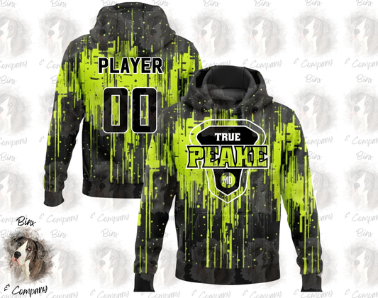 Performance Splatter Hoodie • Design 2