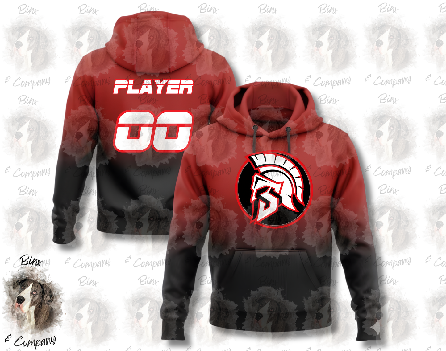 Ombre Hoodie• Design 2