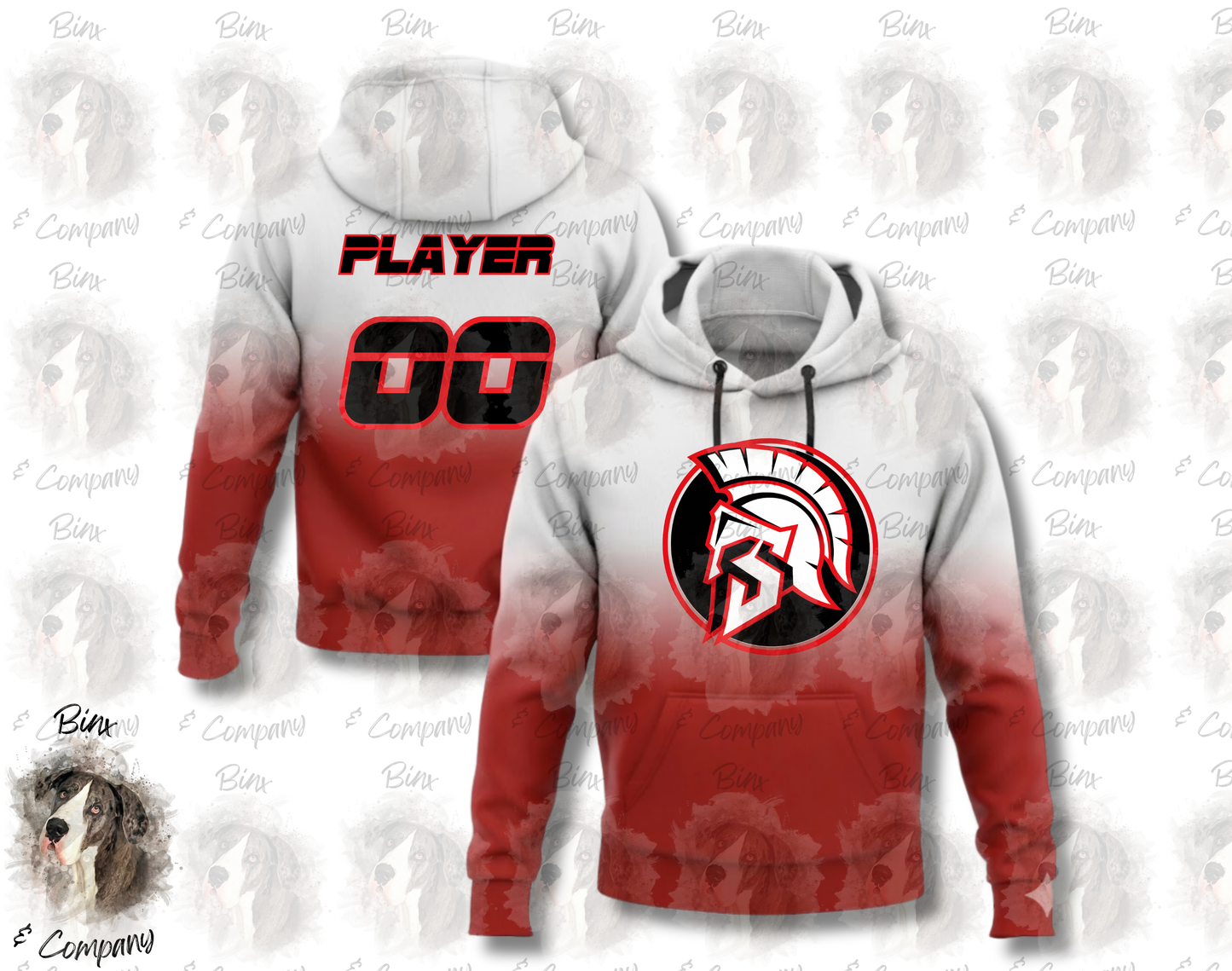 Ombre Hoodie• Design 2