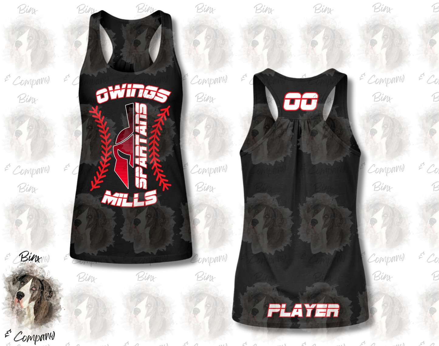 Flowy Racerback Tank • Design 1
