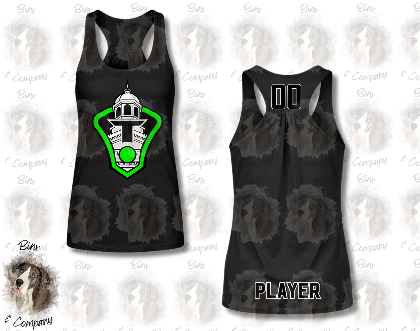 Flowy Racerback Tank • Design 1
