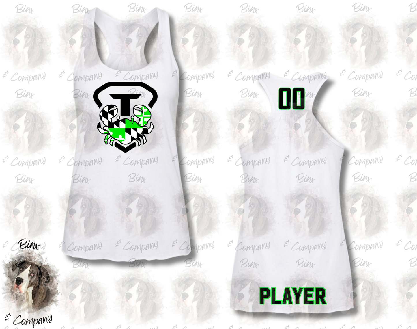 Flowy Racerback Tank • Design 1