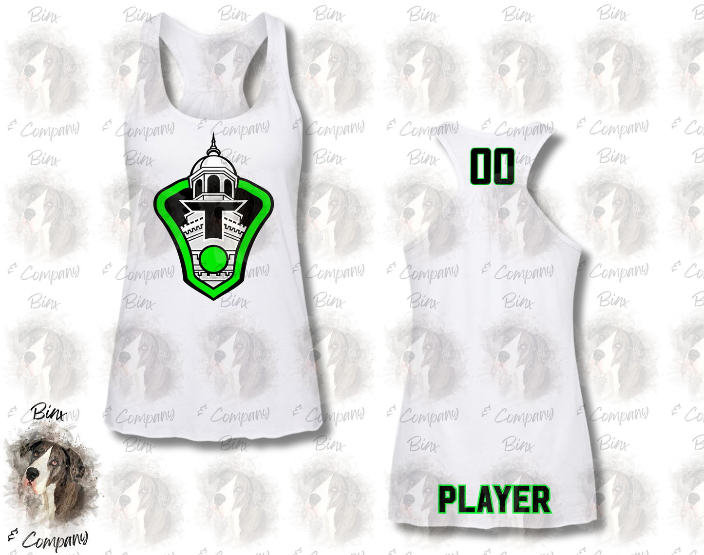 Flowy Racerback Tank • Design 1