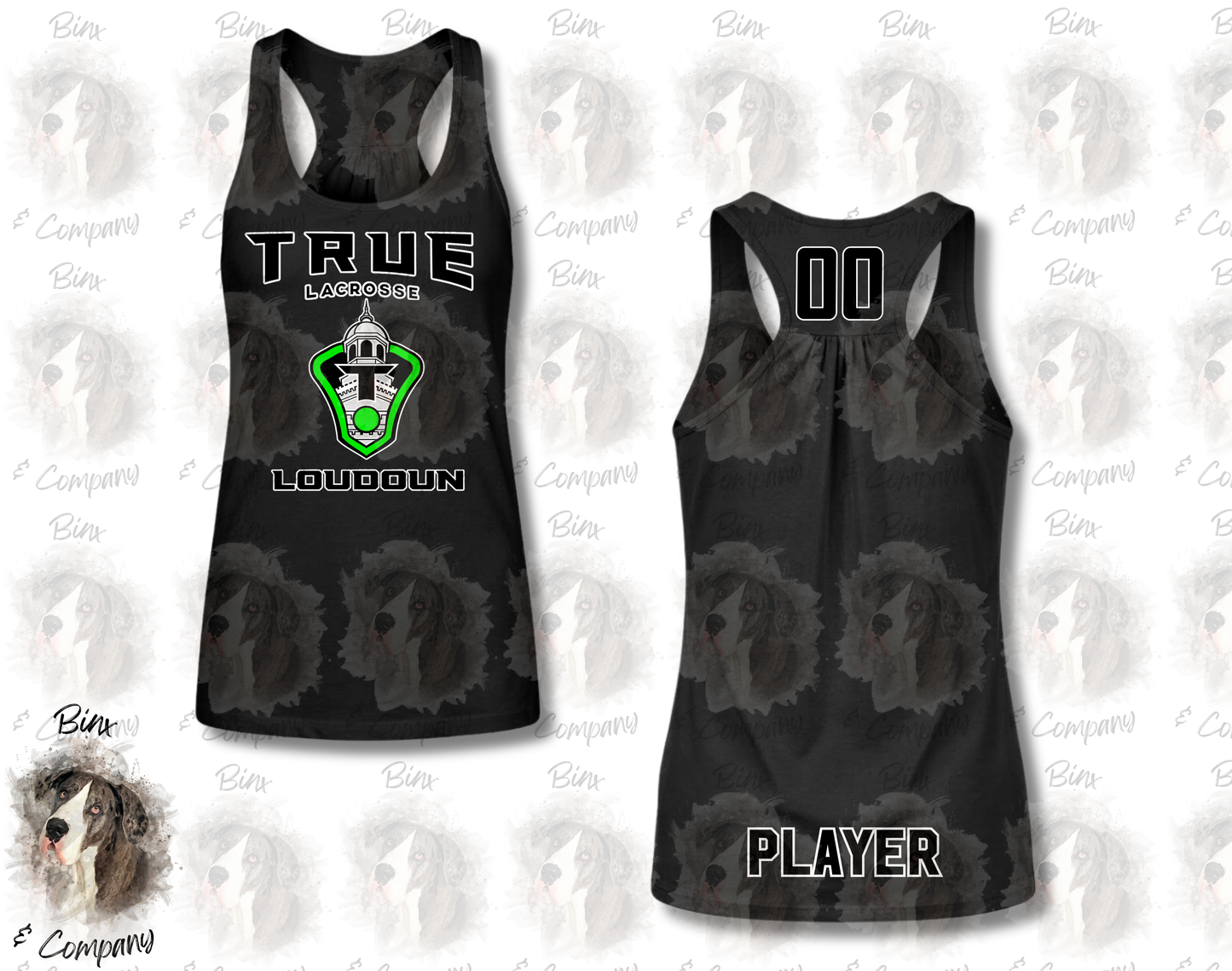Flowy Racerback Tank • Design 3