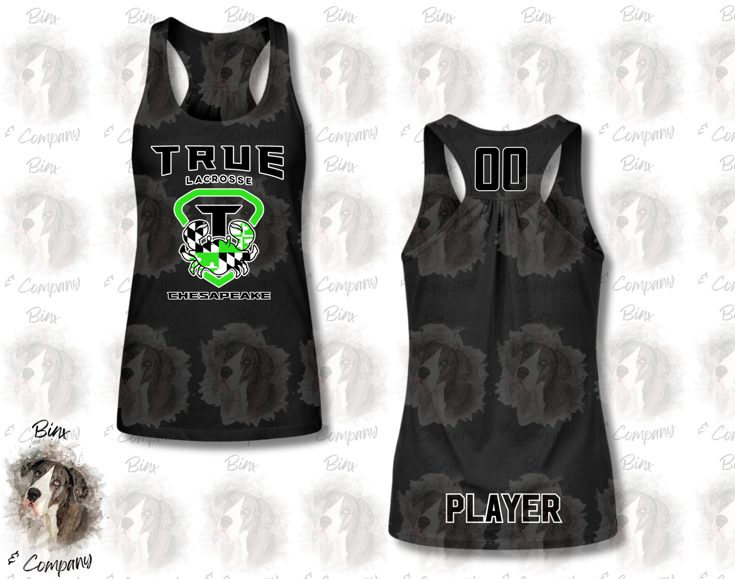 Flowy Racerback Tank • Design 3