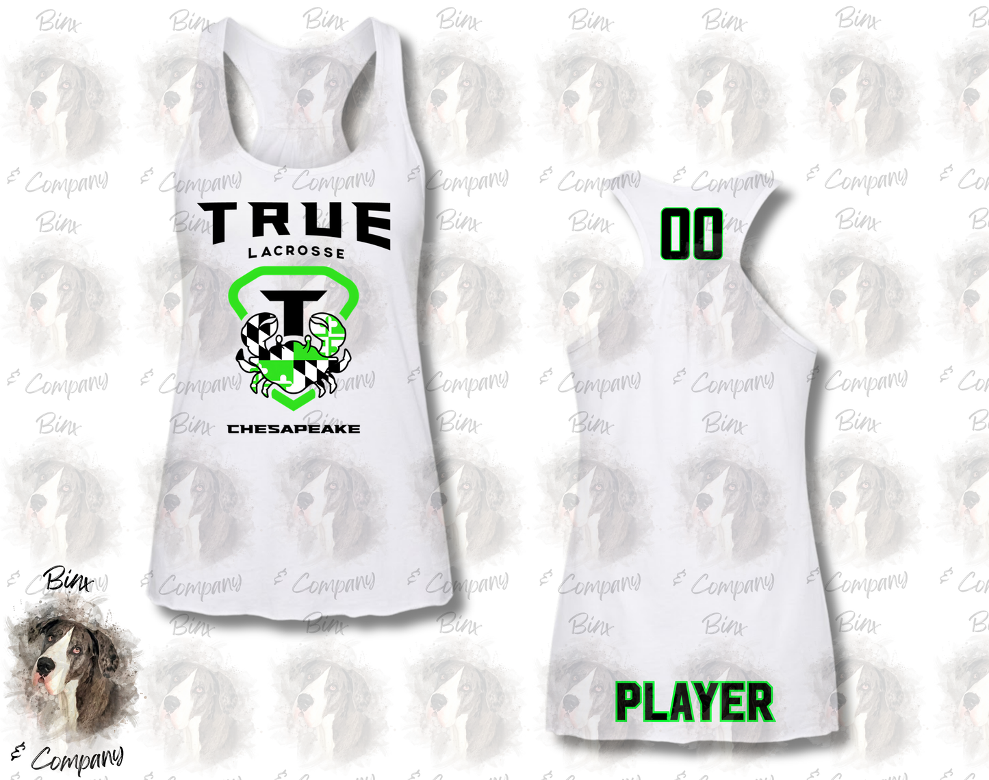 Flowy Racerback Tank • Design 3