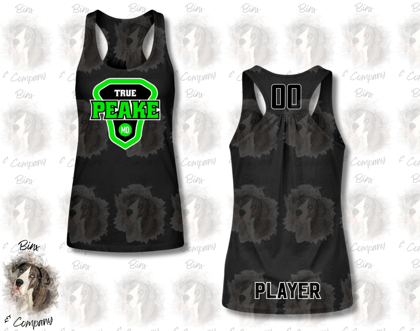 Flowy Racerback Tank • Design 2