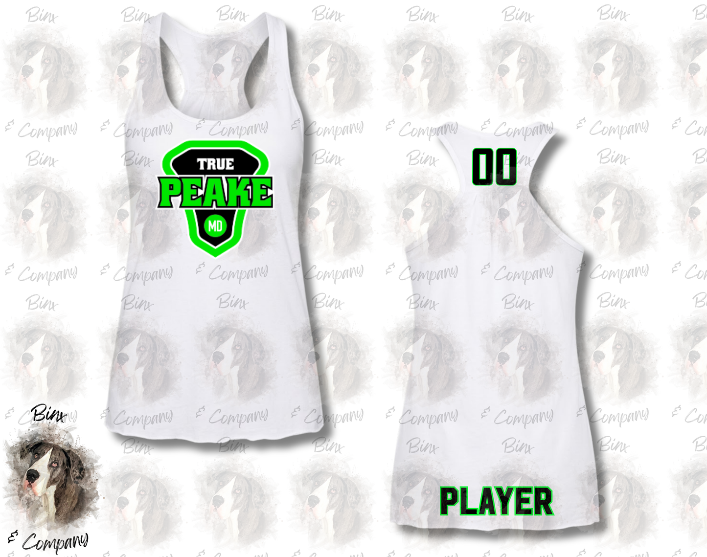 Flowy Racerback Tank • Design 2