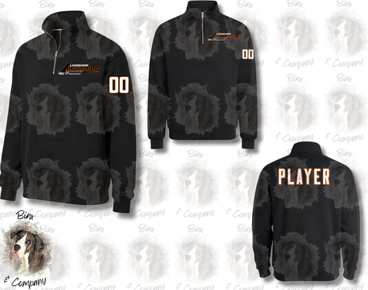 1/4 Zip Sweatshirt • Design 3