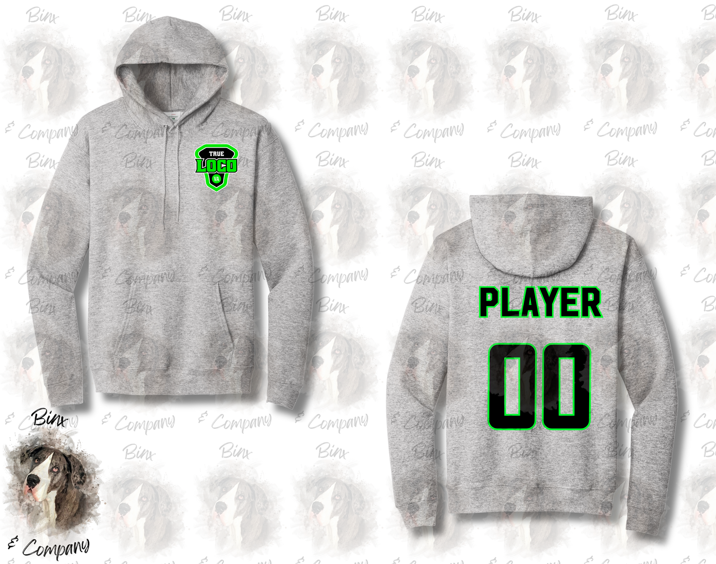 Hoodie • Design 2 Pocket Logo