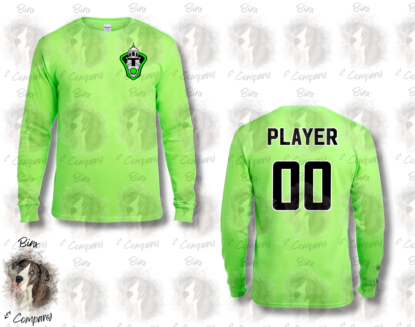 Long Sleeve Shirt • Design 1 Pocket Logo
